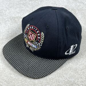 Logo Athletic NASCAR Hat Mens OSFA Black 50th Anniversary Vintage 1948-1998 Cap